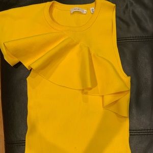 A.L.C knit top with shoulder detail